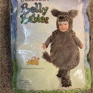 Belly Babies Wolf Costume - Gray